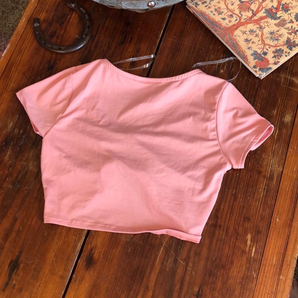 Pink crop top! - Picture 2 of 2